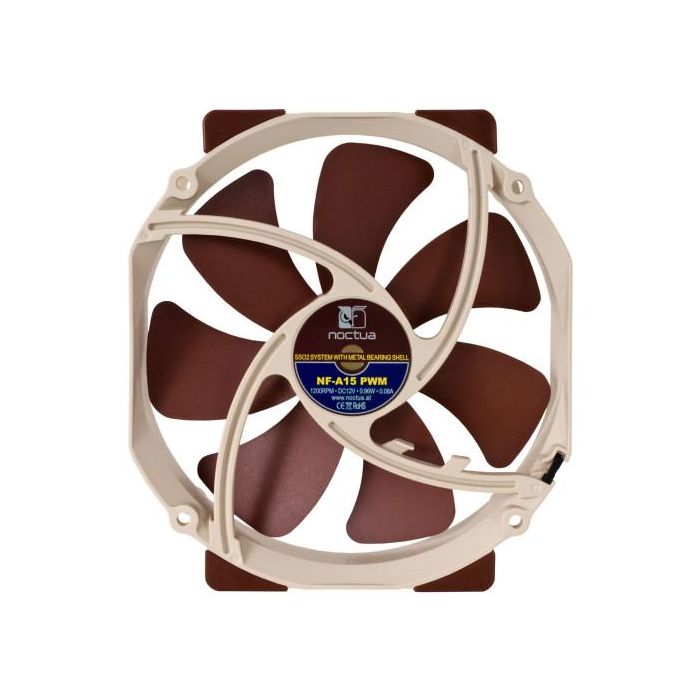 NOCTUA NF-A15 PWM Ventilador de Ordenador 14 cm 1200 RPM 115.5 m³/h Tecnología PWM 3