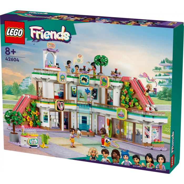 LEGO 42604 Friends Heartlake City Mall, Muñeca de Juguete para Niñas y Niños, Kit de Personajes 7