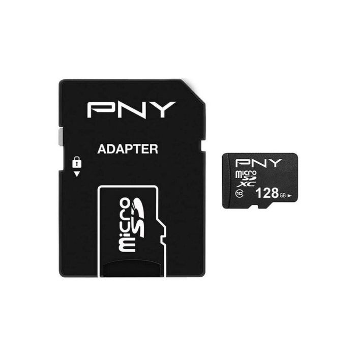 Tarjeta de Memoria Micro SD con Adaptador PNY Performance Plus 128 GB 10 Tarjeta de Memoria Micro SD con Adaptador PNY Performance Plus 128 GB 10