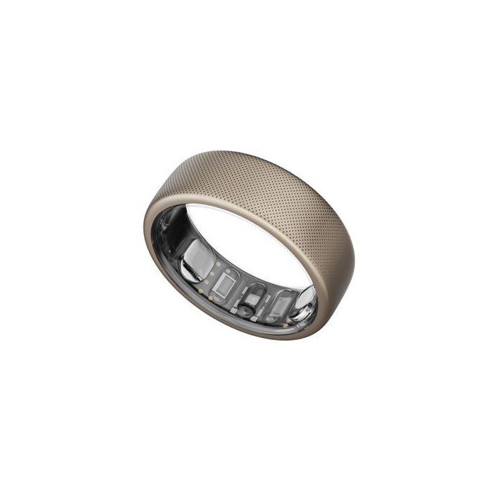 Amazfit Helio Ring W2321TY2N - Anillo Inteligente Rastreador de Actividad y Sueño con Pulsómetro, SpO2, en Titanio, Talla 12, Resistencia al Agua 10 ATM, Compatible con Android/iOS