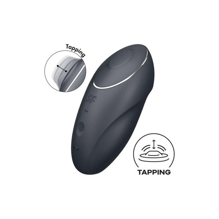 Satisfyer Tap climax 1 sensual tapping lay-on vibrador gris 5 Satisfyer Tap climax 1 sensual tapping lay-on vibrador gris 5