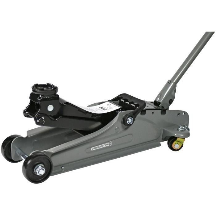 Powertrac AUC1684854832872 Gato hidráulico de Acero de Precisión con Rodillo Plano, 1.8 Toneladas