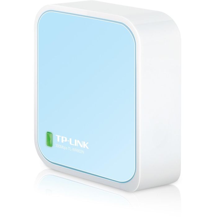 TP-Link Router Wi-Fi N TL-WR802N 300Mbps Portátil Multi-Modo para Hogar y Viajes (Router, Hotspot, Extensor, Cliente, AP)