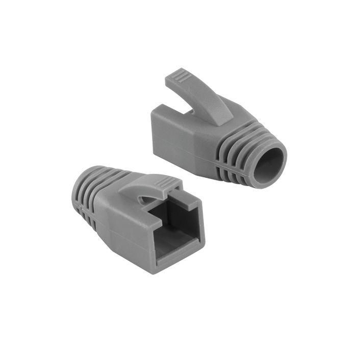 MicroConnect Strain Relief Boot Cat7 cables upto 8.5mm Grey, 50pcs MicroConnect Strain Relief Boot Cat7 cables upto 8.5mm Grey, 50pcs