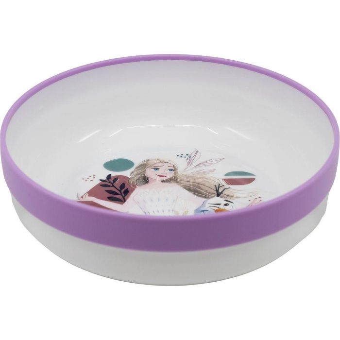 Disney Bowl Premium Bicolor Antideslizante Frozen CZ11288 para Niños 2