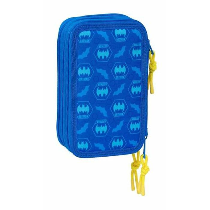 Plumier Triple Batman Azul 12,5 x 19,5 x 5,5 cm 4 Plumier Triple Batman Azul 12,5 x 19,5 x 5,5 cm 4