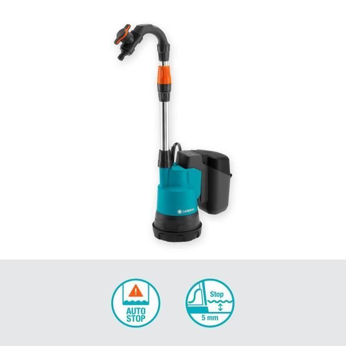 GARDENA Bomba para colector de agua de lluvia 2000/2 18V P4A 1 GARDENA Bomba para colector de agua de lluvia 2000/2 18V P4A 1