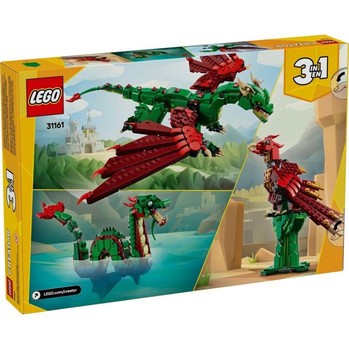 Lego Dragón medieval 31161 3 en 1: Juguete de construcción para niños a partir de 9 años 10