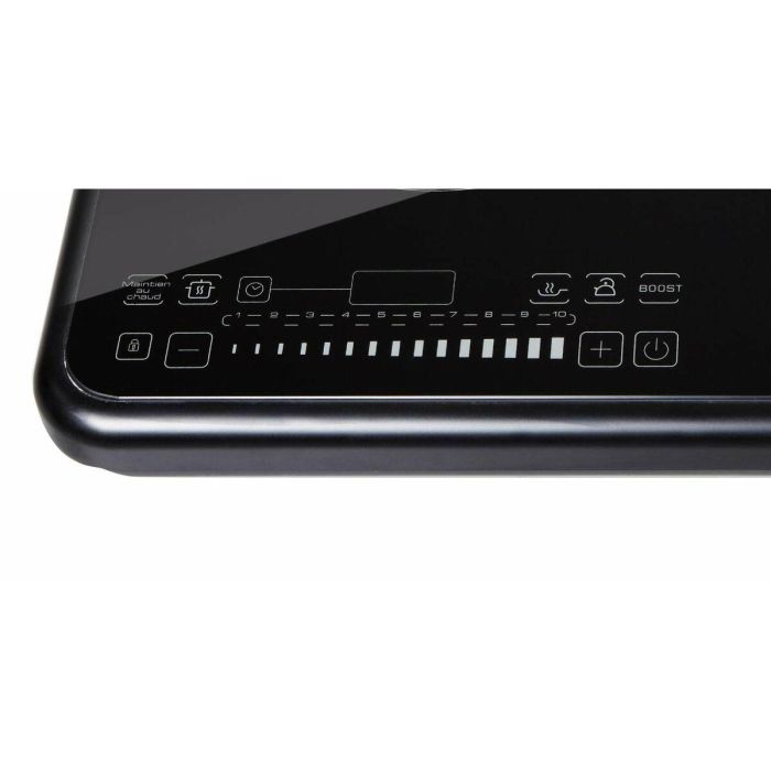 Brandt TI2FSOFT Placa de encimera de inducción con 2 zonas, vitrocerámica negra y controles frontales. 2 Brandt TI2FSOFT Placa de encimera de inducción con 2 zonas, vitrocerámica negra y controles frontales. 2