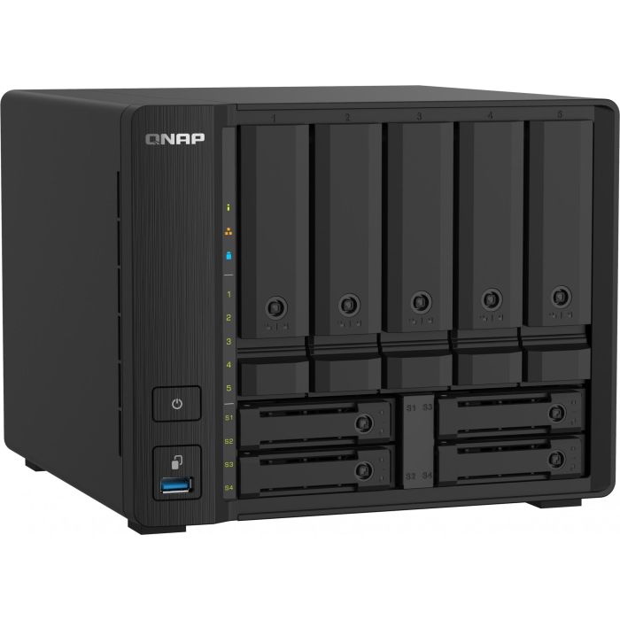 QNAP TS-932PX-4G 9-Bahías NAS, AL324 4GB DDR4 SODIMM, 5x3.5" + 4x2.5" slots, 2x10GbE SFP+ y 2x2.5GbE LAN 2 QNAP TS-932PX-4G 9-Bahías NAS, AL324 4GB DDR4 SODIMM, 5x3.5" + 4x2.5" slots, 2x10GbE SFP+ y 2x2.5GbE LAN 2