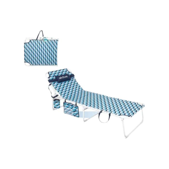 Hamaca Aktive Azul Acero 200 x 88 x 70 cm Hamaca Aktive Azul Acero 200 x 88 x 70 cm
