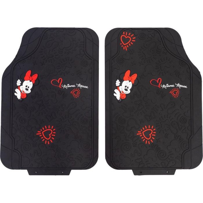 Disney Alfombrillas Minnie CZ10901 para Coche PVC Universal 44x65cm Dos Unidades 0 Disney Alfombrillas Minnie CZ10901 para Coche PVC Universal 44x65cm Dos Unidades 0