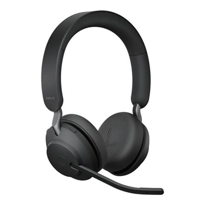 Jabra Evolve2 65 Stereo UC Auriculares Inalámbricos USB-A Negro con Estación de Carga y Link 380 1