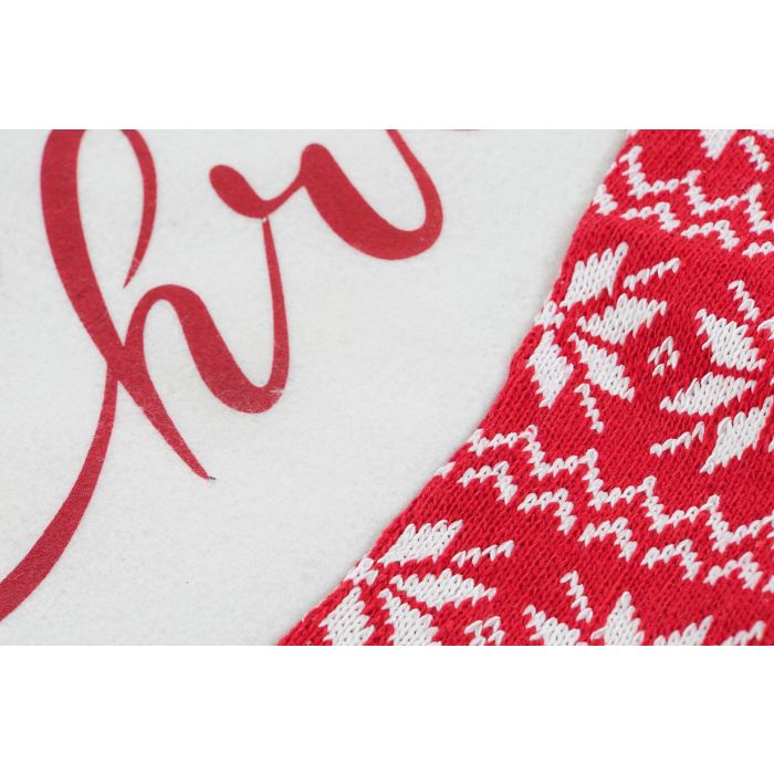 DKD Home Decor Base para Árbol Rojo Blanco 106 x 106 x 2 cm (2 Unidades) 4