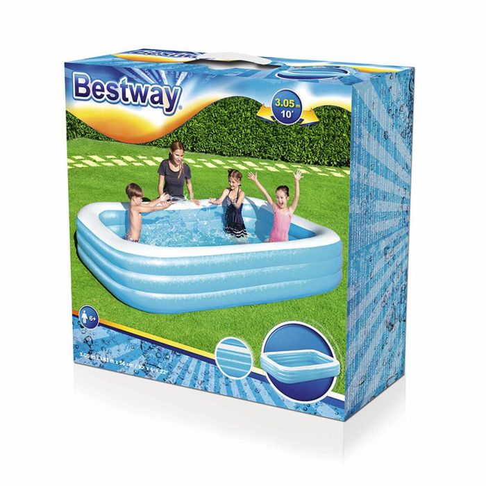 Piscina Hinchable para Niños Bestway Multicolor 305 x 183 x 56 cm 22