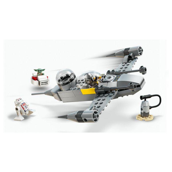 Lego Star Wars Caza Estelar N-1 de Mando y Grogu 75410 con 3 Personajes LEGO 12