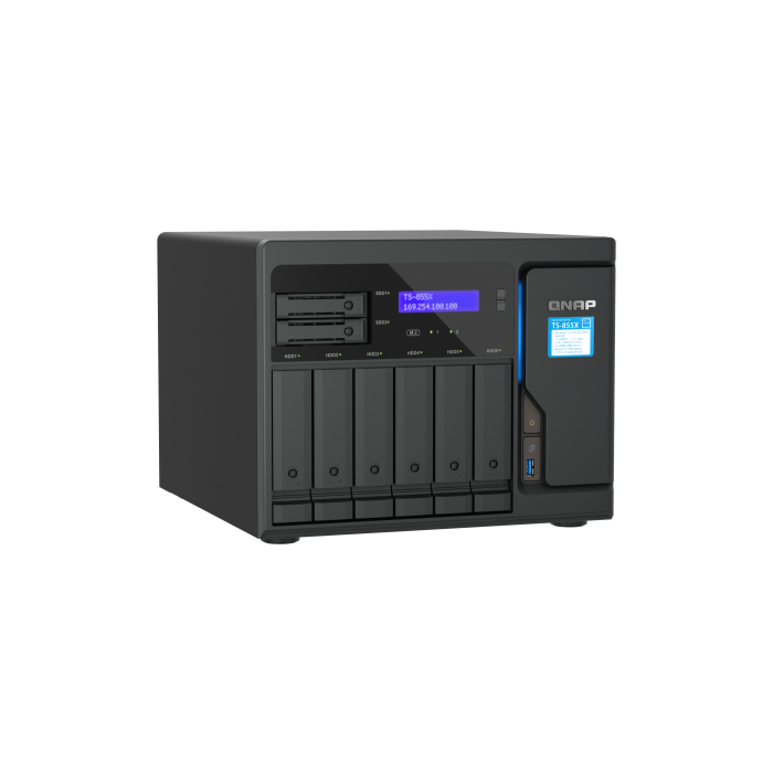 QNAP TS-855X SAN Torre Ethernet Negro C5125 3 QNAP TS-855X SAN Torre Ethernet Negro C5125 3