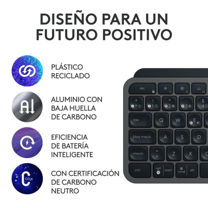 Logitech Teclado + Ratón MX Keys S y MX Master 3S para Productividad y Ergonomía 9