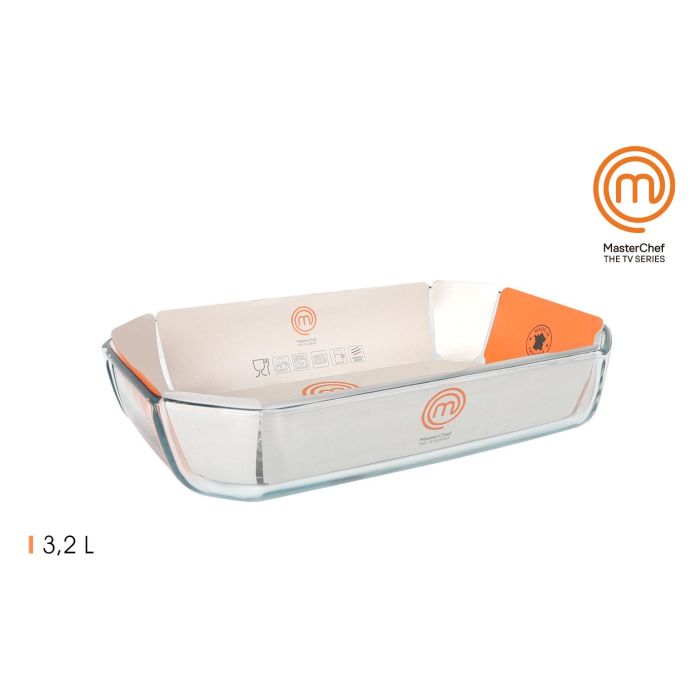 Fuente para horno rectangular 33 x 22 cm 3.2L Masterc - Inde (5 Unidades) Fuente para horno rectangular 33 x 22 cm 3.2L Masterc - Inde (5 Unidades)