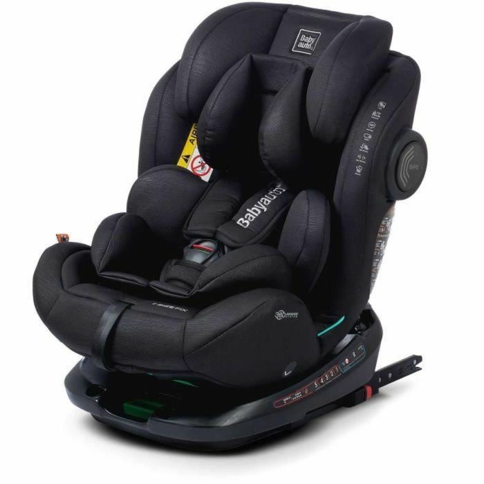 Silla de coche - BABYAUTO - GYRO BLACK LINE EMBOSSED - Desde el nacimiento hasta los 12 años - 0-36 kg - I-Size - ISOFIX - Giratoria 360° - R129 5 Silla de coche - BABYAUTO - GYRO BLACK LINE EMBOSSED - Desde el nacimiento hasta los 12 años - 0-36 kg - I-Size - ISOFIX - Giratoria 360° - R129 5