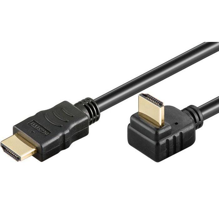 MicroConnect HDMI 2.0 Cable, 270° angled, 2m MicroConnect HDMI 2.0 Cable, 270° angled, 2m