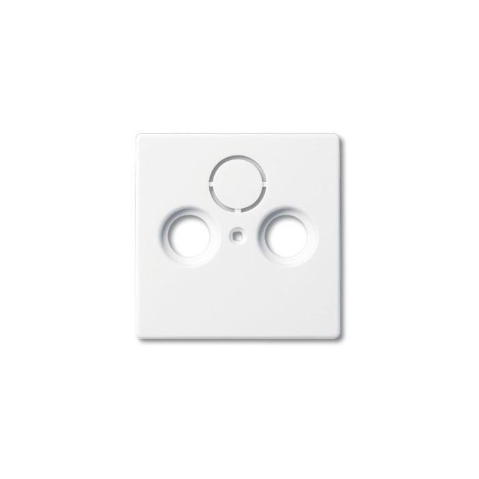 BUSCH JAEGER BJ 1743-84 Abdeckung f.Antennensteck- Dosen m.2 Anschlüssen studioweiß 0 BUSCH JAEGER BJ 1743-84 Abdeckung f.Antennensteck- Dosen m.2 Anschlüssen studioweiß 0