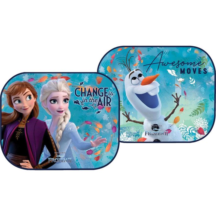 Disney &I13 CZ10246 Cortinas Laterales para Coche Frozen 2 - Protección UV con Ventosa, Par de 2 Unidades 44x35 cm Disney &I13 CZ10246 Cortinas Laterales para Coche Frozen 2 - Protección UV con Ventosa, Par de 2 Unidades 44x35 cm