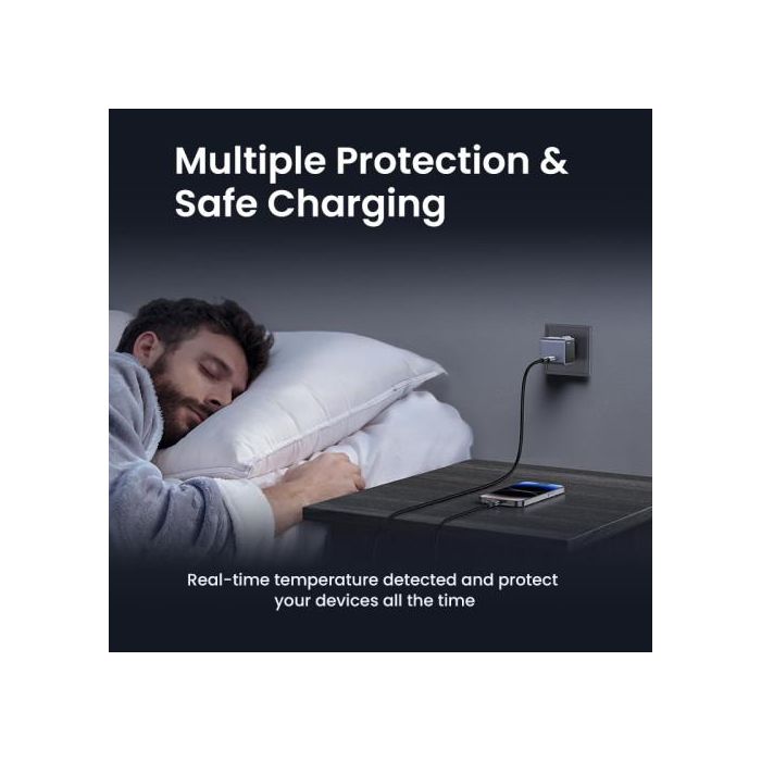 UGREEN 35041 Nexode S Cargador Rápido USB-C GaN de 30W para Teléfono Móvil, Batería Portátil, Teléfono Gris 5