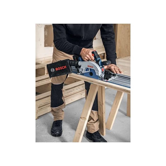 Bosch GKS 18V-57 Sierra Circular a Batería 18V Sin Escobillas con Luz, Disco de 160 mm, 5000 RPM, Incluye Guía 6