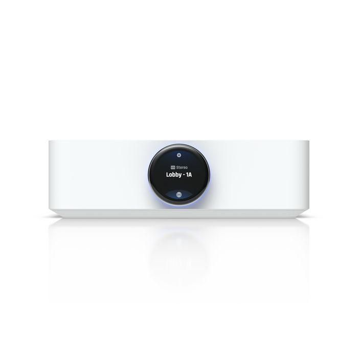 Ubiquiti Unifi Amplificador altavoz premium para transmisión de audio multizona de alta fidelidad y sonido espacial envolvente. Blanco 1