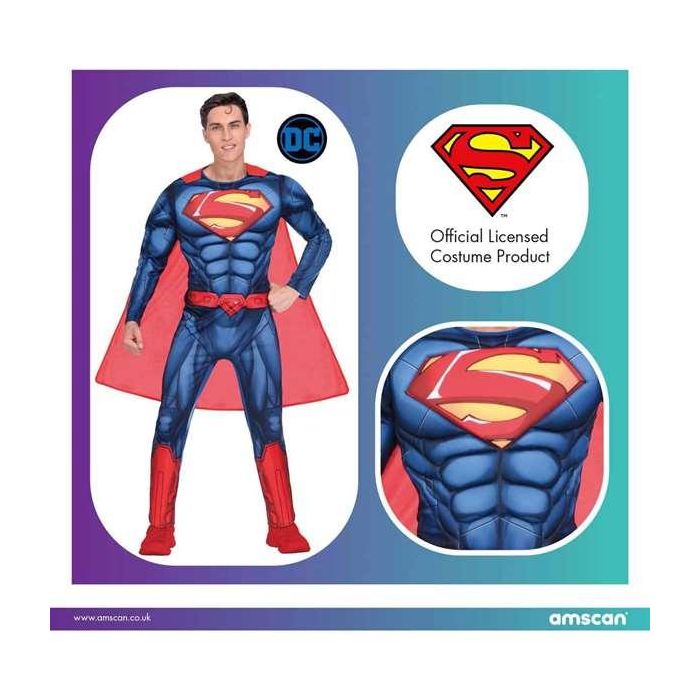 Disfraz adulto w.b. superman talla l 2 Disfraz adulto w.b. superman talla l 2