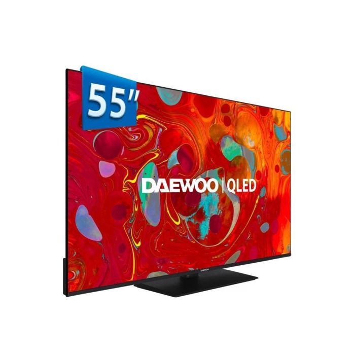 Daewoo 55DM75QV Smart TV 55" QLED 4K UHD con Dolby Vision, HDR10, Procesador Quad Core y Dolby Audio