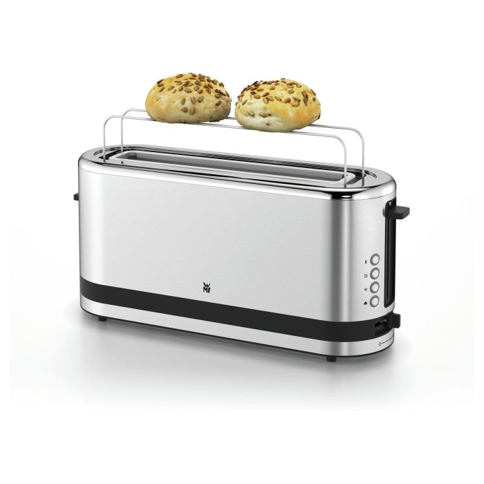 WMF 04.1412.0011 Tostadora de ranura larga de acero inoxidable para 2 rebanadas 5