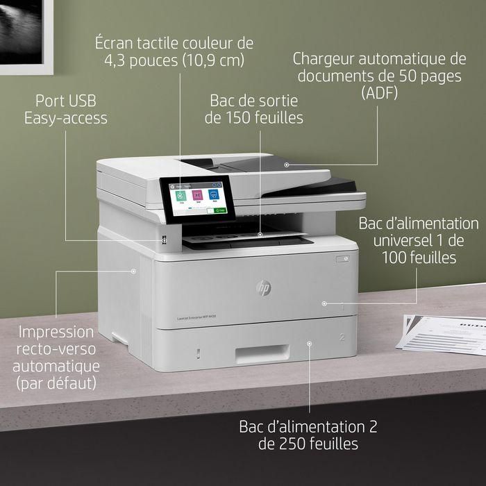 HP LaserJet Enterprise MFP M430f Impresora con Cartuchos HP JetIntelligence 16
