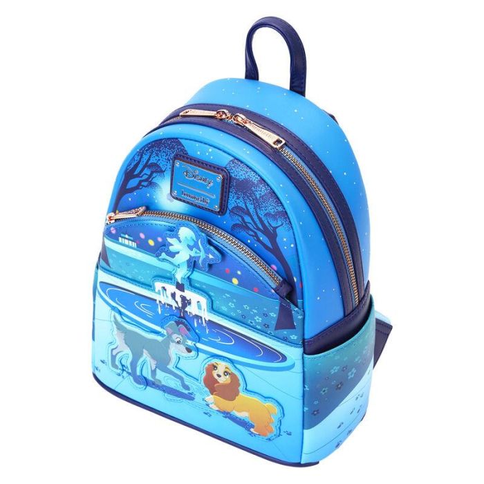 Mochila 70th Anniversary La Dama y el Vagabundo Disney Loungefly 26cm 2 Mochila 70th Anniversary La Dama y el Vagabundo Disney Loungefly 26cm 2