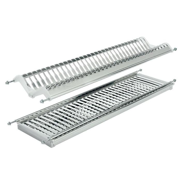 Escurreplatos/Vasos Inoxmatic M600 Inoxidable Con Bandeja Recogeagua. Inoxidable Aisi 304. Tecnoinox