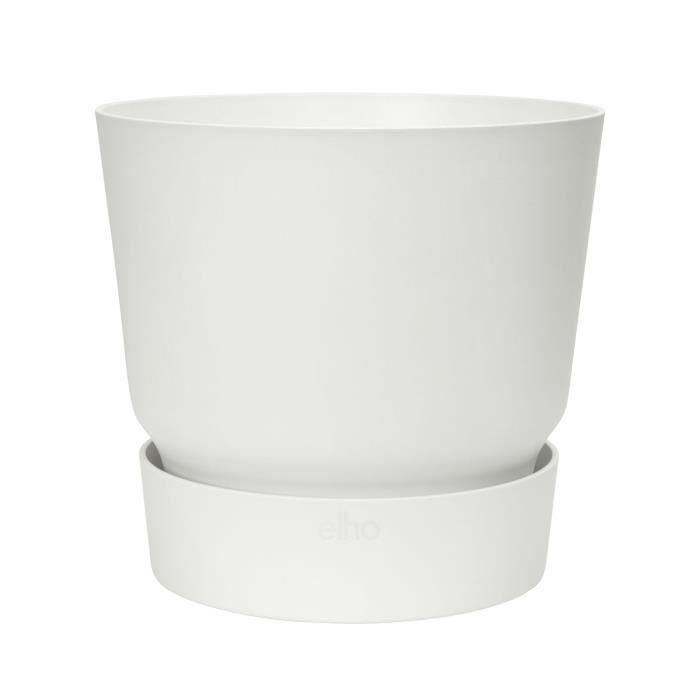 Maceta redonda ELHO Greenville 30 - Exterior - Ø 29.5 x H 27.8 cm - Blanco Maceta redonda ELHO Greenville 30 - Exterior - Ø 29.5 x H 27.8 cm - Blanco
