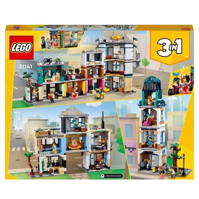 LEGO Creator 31141 The High Street, Juguete de Construcción con Rascacielos y Market Street, Idea de Regalo 5 LEGO Creator 31141 The High Street, Juguete de Construcción con Rascacielos y Market Street, Idea de Regalo 5
