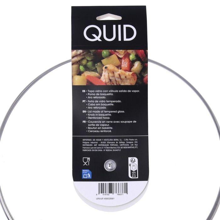 Tapa Vidrio Renova Quid 28 cm (6 Unidades) 6 Tapa Vidrio Renova Quid 28 cm (6 Unidades) 6
