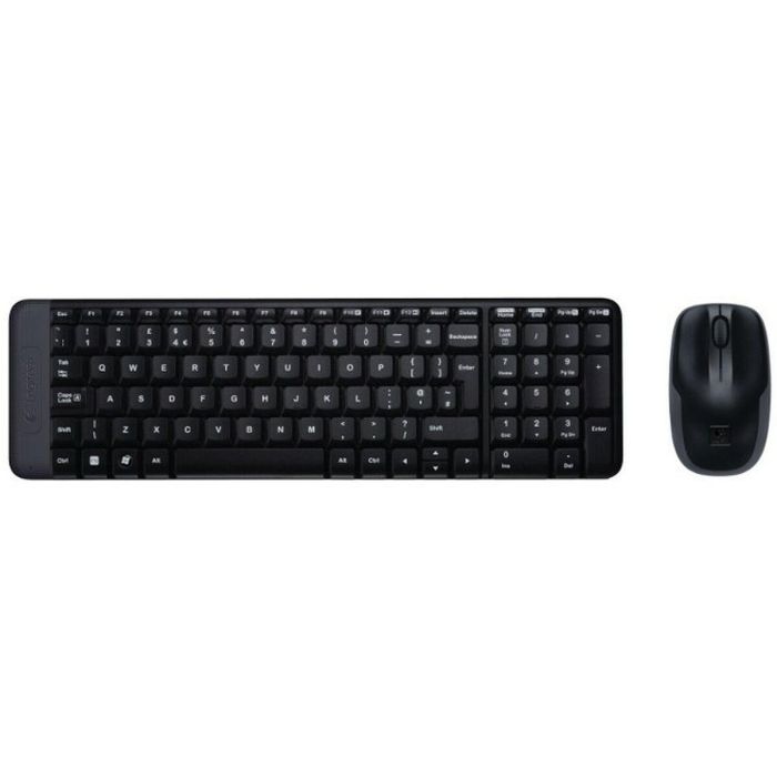 Teclado y Ratón Logitech 920-003168 Negro QWERTY