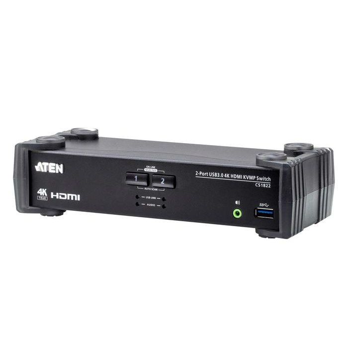 Aten 2-Port USB 3.0 4K HDMI KVMP™ Switch with Audio Mixer Mode Aten 2-Port USB 3.0 4K HDMI KVMP™ Switch with Audio Mixer Mode
