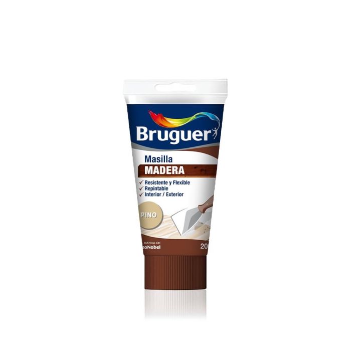 Bruguer Masilla madera pino 200g 5196385 para interior/exterior 0 Bruguer Masilla madera pino 200g 5196385 para interior/exterior 0