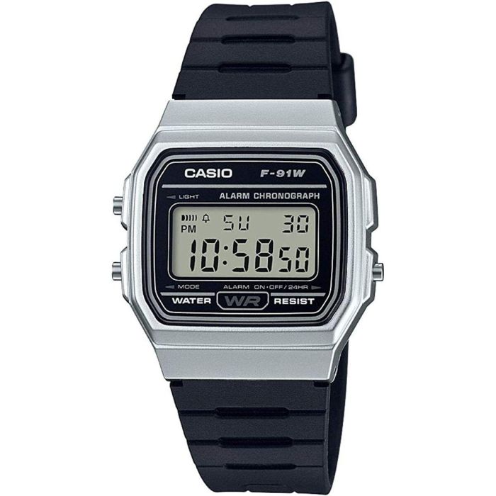 Reloj Unisex Casio F-91 BIO RESIN STRAP - SILVER (Ø 35 mm) Reloj Unisex Casio F-91 BIO RESIN STRAP - SILVER (Ø 35 mm)