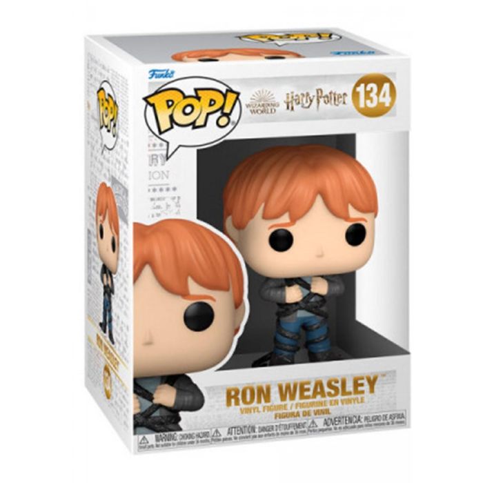 Funko Pop Harry Potter Ron Weasly Trampa Piedra Filosofal Nº 134 -Caja Original- 2 Funko Pop Harry Potter Ron Weasly Trampa Piedra Filosofal Nº 134 -Caja Original- 2