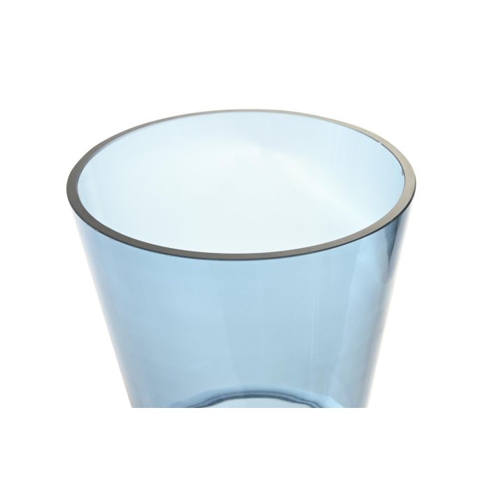 DKD Home Decor Jarron Azul Cristal 12 x 29 x 12 cm (6 Unidades) 1