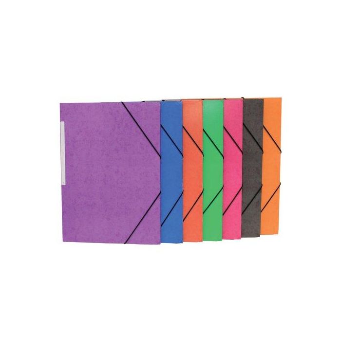 Carpeta De Gomas Y Solapas Mariola Similprespan Carton Forrado Fº Rojo 20 unidades