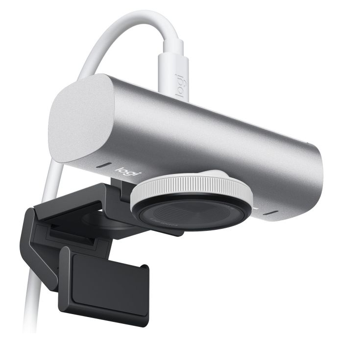 Logitech 960-001554 MX BRIO Webcam 4K Ultra HD 30 pps Zoom 4x Tapa de Privacidad Color Gris 3