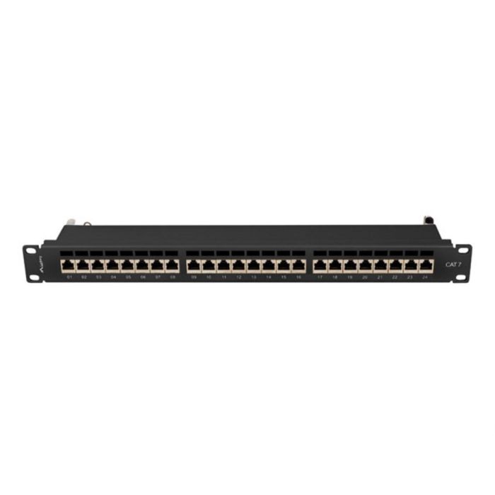 Lanberg PPS7-1024-B Patch Panel Cat7 24 Puertos 1U Negro Gestión de Cables 4 Lanberg PPS7-1024-B Patch Panel Cat7 24 Puertos 1U Negro Gestión de Cables 4