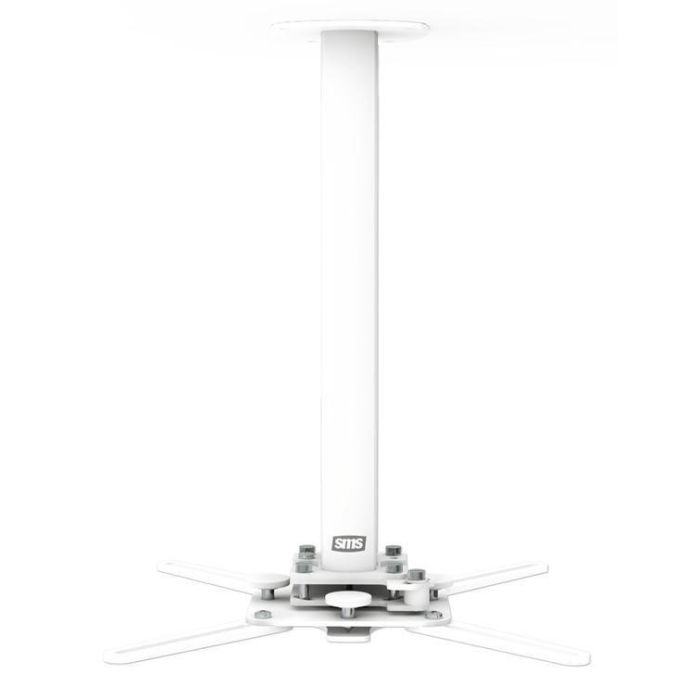 SMS CMV485-735 Soporte Proyector Universal Telescópico Blanco - Brazo Extensible 735mm, 20kg Carga, Ajuste Fino
