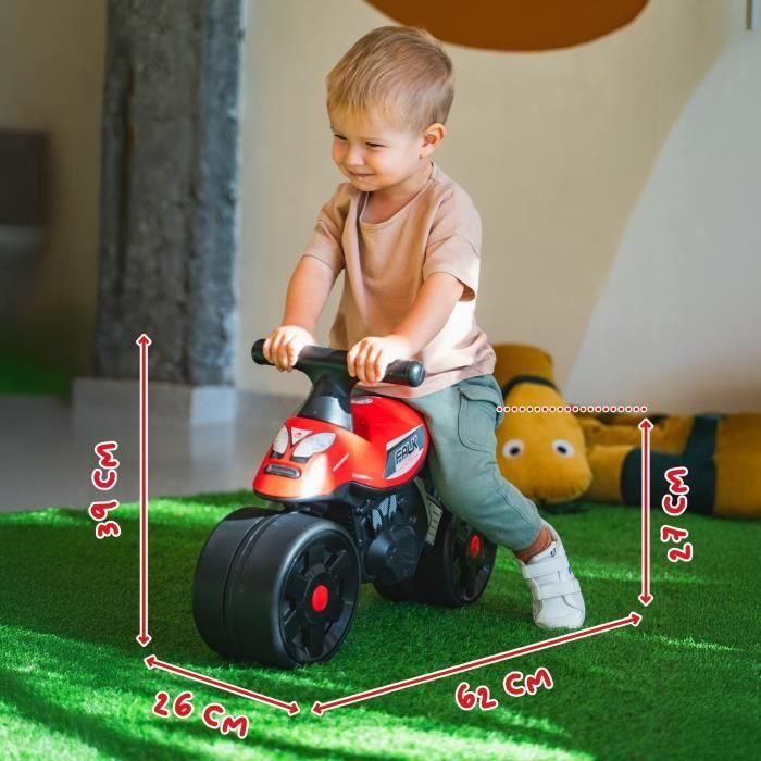 FALK Baby Moto X Racer Correpasillos para Niños +12 Meses, Bicicleta de Equilibrio con Ruedas Grandes y Manillar Direccional, Rojo 4
